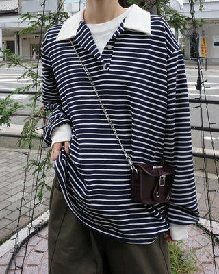 Manny Color Border Long T-Shirt