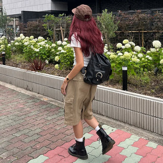 2 Circle Shoulder Backpack