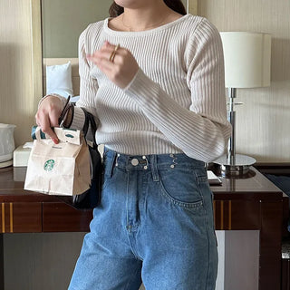Slim Ribbed Top