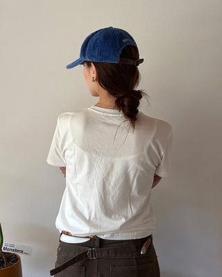 Round neck half-sleeve T-shirt
