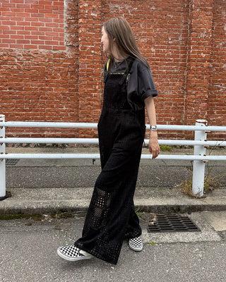 Square perforated overalls