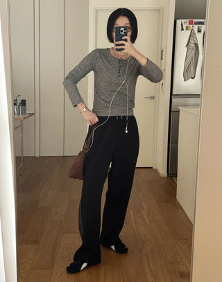 Line detail sweatpants