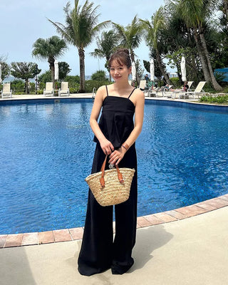 Rattan tote bag
