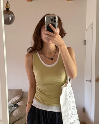 Basic Round Sleeveless