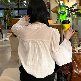 Shirred blouse