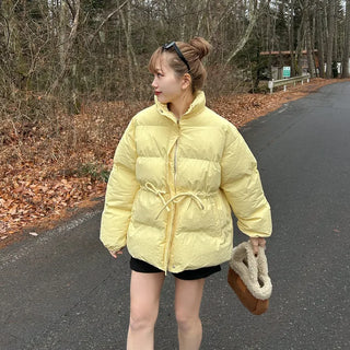 Waist String Padded Jacket