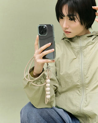 [3rd Re-release] (ORIGINAL) Wood Ball Shoulder Strap (natural)