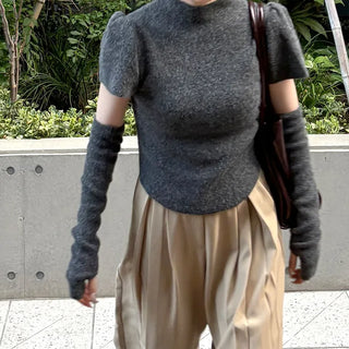 Hand warmer knit set