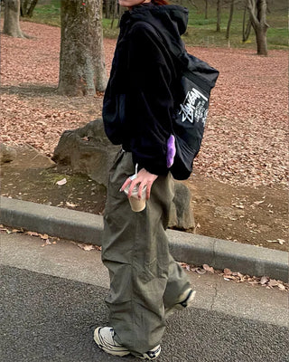Nylon Parachute Pants