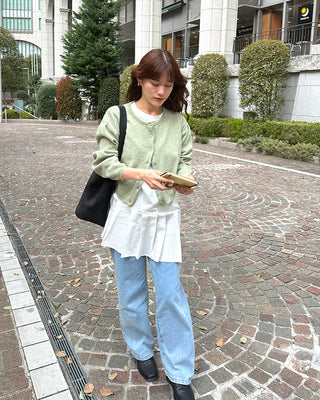 Loose Round Cardigan
