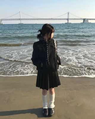 [wool 40%] wool double short coat [2color]