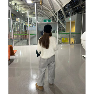 Fleece-lined jogger pants