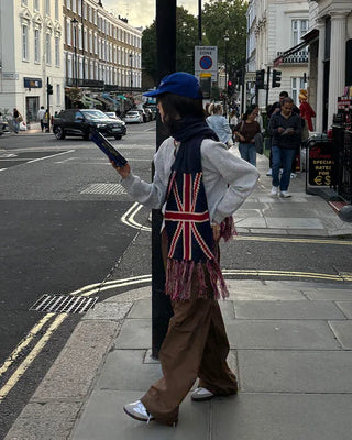 String cotton pants