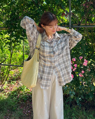 Checked overshirt