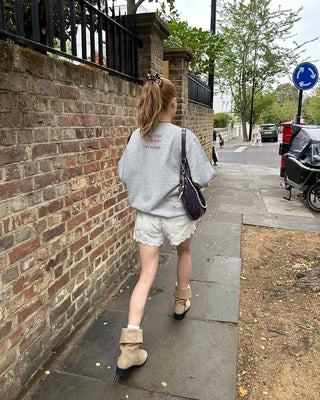 (ORIGINAL) SOFT Lettering Sweatshirt (Fleece-lined)