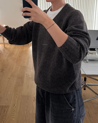 Regular Fit V-Neck Knit