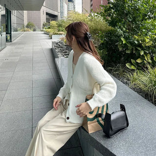Loose-fit cardigan
