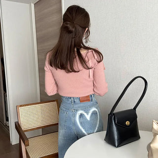 Asymmetrical Strap Knit