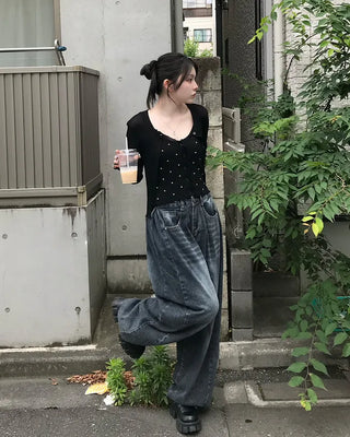 Knit sleeveless cardigan set