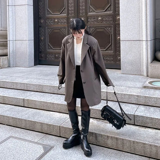 Oversized Solid Jacket