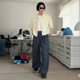 Pocket Linen Half-Sleeve Shirt