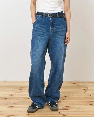 [3rd Re-release] (ORIGINAL) Authentic Carpenter Denim Pants (medium blue)