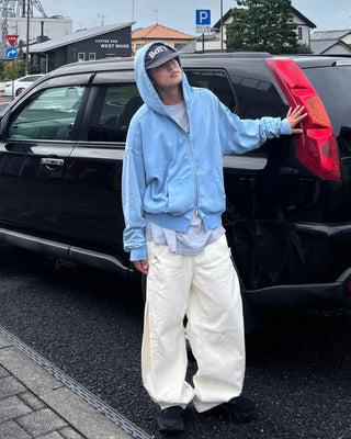 Wide Snap Sweatpants