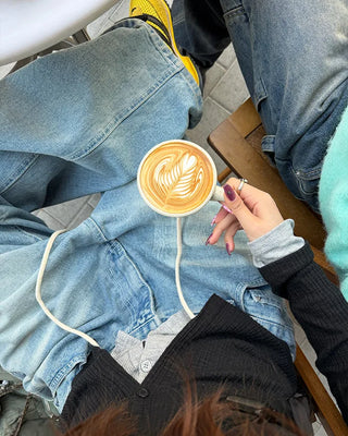 Layered cardigan