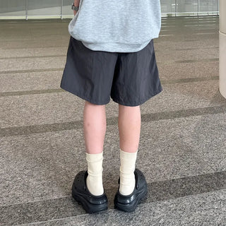 Nylon Banding Half Pants