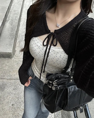 Strappy Bolero Cardigan
