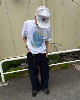 Wide selvedge denim pants