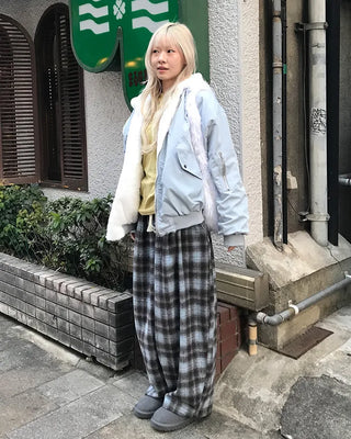 Reversible fur jacket