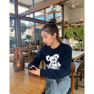 Bear Cropped Knit