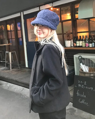 Double-breasted short coat