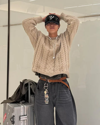 Suede Wide Ball Cap