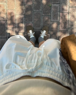Suede round sneakers