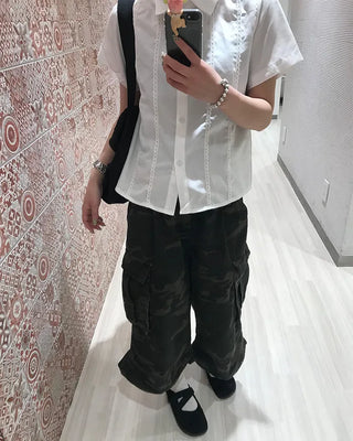 Camouflage Bermuda shorts