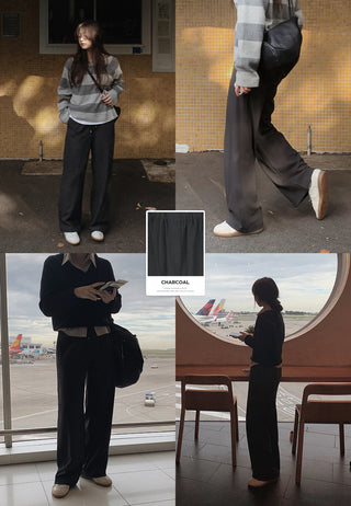 (basic/long) Training slacks - 3 colors