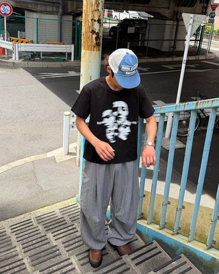 Face print T-shirt