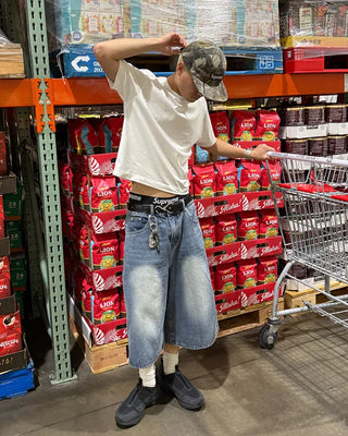 [BEST 50] Denim Bermuda Shorts
