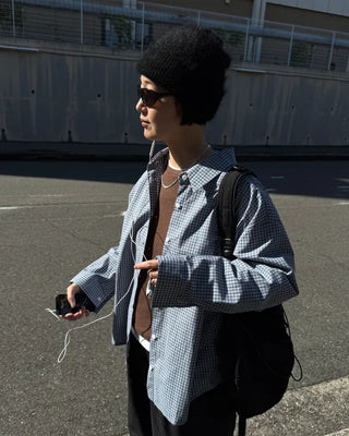 Cotton check shirt