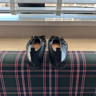 Ribbon Shirring Flat Pumps