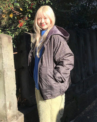 Drawstring Check Jumper