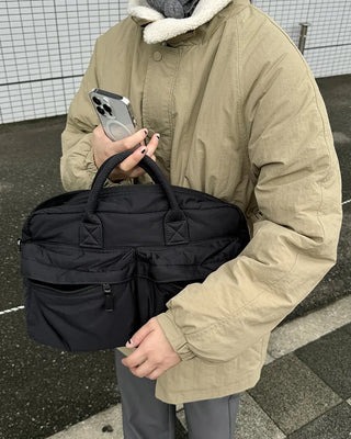 [7th Re-release] (ORIGINAL) Middle Multi-Pocket Crossbody Bag (black)