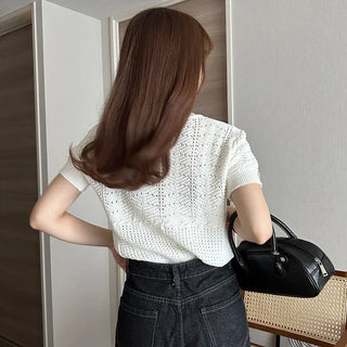 Punched Ribbon Knit