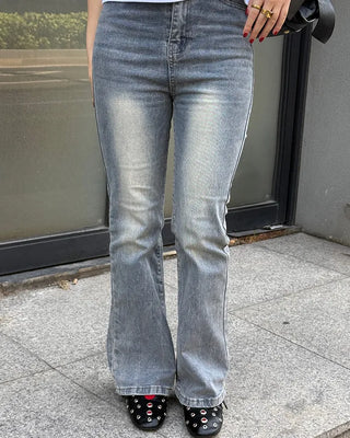 Bootcut banded denim