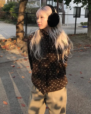 Milk fur earmuffs