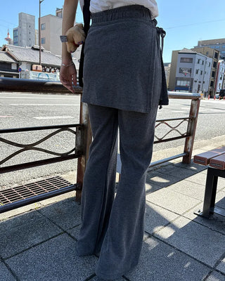 Wrap skirt pants