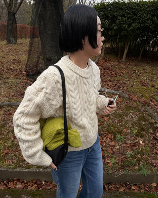 Cable Knit Crew Neck