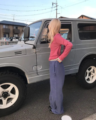 Pigmented sweatpants